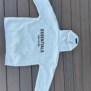 Essentials Fear of God Gray Hoodie